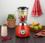 Ρετρό μπλέντερ Zilan ZLN7057 Κόκκινο - 1.5L, 500W, ατσάλινες λεπίδες, vintage σχεδιασμός - Image 8