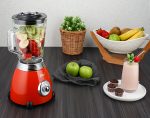 Ρετρό μπλέντερ Zilan ZLN7057 Κόκκινο - 1.5L, 500W, ατσάλινες λεπίδες, vintage σχεδιασμός - Image 10