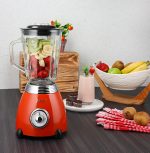 Ρετρό μπλέντερ Zilan ZLN7057 Κόκκινο - 1.5L, 500W, ατσάλινες λεπίδες, vintage σχεδιασμός - Image 11