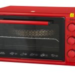 Ηλεκτρικός φούρνος ZILAN BIG TRAY ZLN-5648, 40L, 1800W, Κόκκινος - Χρονόμετρο 90 λεπτά, Θερμοκρασία 230°C