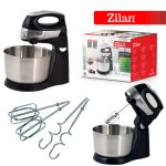 Μίξερ με Ανοξείδωτο Μπολ ZILAN ZLN-8198 - 4.3L, 350W, 5 Ταχύτητες + Turbo, πλήρη αξεσουάρ - Image 6
