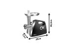 Μηχανή Κοπής Κρέατος ZILAN ZLN-7598, 1200W, 1.6kg/min, Αξεσουάρ λουκάνικων, λειτουργία όπισθεν, Λευκό - Image 5