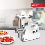 Μηχανή Κοπής Κρέατος ZILAN ZLN-7598, 1200W, 1.6kg/min, Αξεσουάρ λουκάνικων, λειτουργία όπισθεν, Λευκό - Image 6