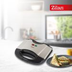 Τοστιέρα Zilan ZLN-8143 - Ηλεκτρική γκρίλια 750W, αντικολλητική πλάκα, 2 τοστ - Image 6