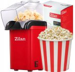 Συσκευή ποπ κορν Zilan ZLN8046 1200W - Σύστημα ζεστού αέρα χωρίς λάδι, κόκκινο - Image 3