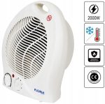 Αερόθερμο Floria ZLN-6171 - 2000W, 2 βαθμίδες θέρμανσης + εξαερισμός, ρυθμιζόμενος θερμοστάτης, προστασία υπερθέρμανσης - Image 4