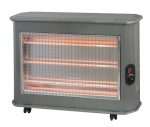 Ηλεκτρικός Θερμοπομπός με ρόδες FLORIA ZLN-1770 - 2000W, 3 αντιστάσεις Χαλαζία, ρυθμιζόμενος θερμοστάτης