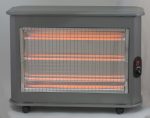 Ηλεκτρικός Θερμοπομπός με ρόδες FLORIA ZLN-1770 - 2000W, 3 αντιστάσεις Χαλαζία, ρυθμιζόμενος θερμοστάτης - Image 2