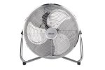 Ανεμιστήρας δαπέδου inox Zilan ZLN-2348, 50W, 36cm, 3 ταχύτητες, ρυθμιζόμενη γωνία - Ρετρό Premium Σχέδιο