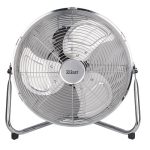 Ανεμιστήρας δαπέδου inox Zilan ZLN-2348, 50W, 36cm, 3 ταχύτητες, ρυθμιζόμενη γωνία - Ρετρό Premium Σχέδιο
