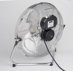 Ανεμιστήρας δαπέδου inox Zilan ZLN-2348, 50W, 36cm, 3 ταχύτητες, ρυθμιζόμενη γωνία - Ρετρό Premium Σχέδιο - Image 3