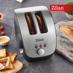 Φρυγανιέρα ZILAN ZLN-2690 - 2 φέτες, 6 επίπεδα ψησίματος, 1000W, μαύρο/ inox - Image 3
