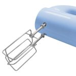 Μίξερ χειρός ZILAN ZLN-3161 - 200W, 5 ταχύτητες, με σύρματα και γάντζους για ζύμη, μπλε - Image 5