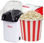 Συσκευή Ποπ κορν Zilan ZLN-8044, Λευκό Ισχύς 1200W, σύστημα με ρεύμα ζεστού αέρα - Image 3