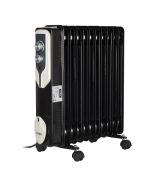 Ηλεκτρικό Καλοριφέρ Floria ZLN-3666 - 2500W, 11 στοιχεία, ρυθμιζόμενος θερμοστάτης, κινητό με ρόδες