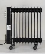 Ηλεκτρικό Καλοριφέρ Floria ZLN-3666 - 2500W, 11 στοιχεία, ρυθμιζόμενος θερμοστάτης, κινητό με ρόδες - Image 4