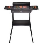 Ηλεκτρική ψησταριά με πόδι ZILAN ZLN-3789, 2400W, ρυθμιζόμενος θερμοστάτης, επιφάνεια 41x26cm