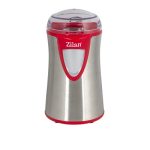 Ηλεκτρικός μύλος καφέ Zilan ZLN-8012 - 150W, inox, ασημί/ κόκκινο, 50g