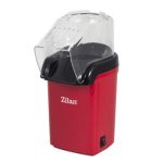 Συσκευή ποπ κορν Zilan ZLN8046 1200W - Σύστημα ζεστού αέρα χωρίς λάδι, κόκκινο