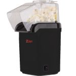 Συσκευή Ποπ κορν Zilan ZLN-8045, 1200W, ζεστός αέρας, χωρίς λάδι - Μαύρο