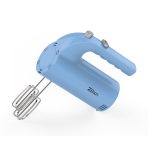 Μίξερ χειρός ZILAN ZLN-3161 - 200W, 5 ταχύτητες, με σύρματα και γάντζους για ζύμη, μπλε