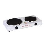 Διπλή Ηλεκτρική Εστία Zilan ZLN-2180, 2500W, Ρυθμιζόμενος Θερμοστάτης 5 Θέσεων, Αντικολλητική Επιφάνεια