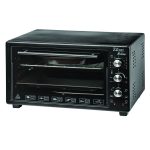 Ηλεκτρικός Φούρνος Zilan Helson ZLN-3130, 45L, 1300W, Χρονόμετρο 90 λεπτά, Θερμοστάτης 300°C, Μαύρος