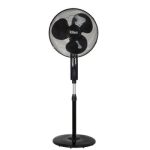 Ανεμιστήρας με βάση ZILAN ZLN-1204, 50W, 40cm, με τηλεχειριστήριο και χρονοδιακόπτη, μαύρος