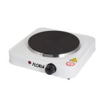 Ηλεκτρική εστία Floria ZLN-2805 - 1000W, 1 μάτι, ρυθμιζόμενος θερμοστάτης, συμπαγές λευκό σχέδιο
