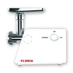 Ηλεκτρική μηχανή κοπής κρέατος Floria ZLN-7856, 800W, Εξάρτημα για λουκάνικα, Λευκό