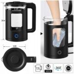 Ηλεκτρικός βραστήρας Zilan ZLN6128, μαύρος 1,5L - 1650W με ενδεικτική λυχνία και αυτόματη απενεργοποίηση - Image 2
