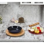 Τηγάνι Zilan ZLN9631 Diamond με επαγωγική βάση - 24cm, κεραμικό και ανοξείδωτο ατσάλι, 6 στρώσεις, τεχνολογία 3D Diamond - Image 2