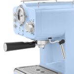 Μηχανή Espresso Zilan ZLN2861 Ρετρό Μπλε Χειροκίνητη Μηχανή Εσπρέσο - 15 Bar, 1,25 L, 1100 W με αφροποιητή γάλακτος - Image 2