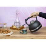 Βραστήρας Zilan ZLN1283 από ανοξείδωτο ατσάλι με σφυρίχτρα - 3 λίτρα, μαύρος, γενικής χρήσης αερίου/ηλεκτρικός/επαγωγικός - Image 4